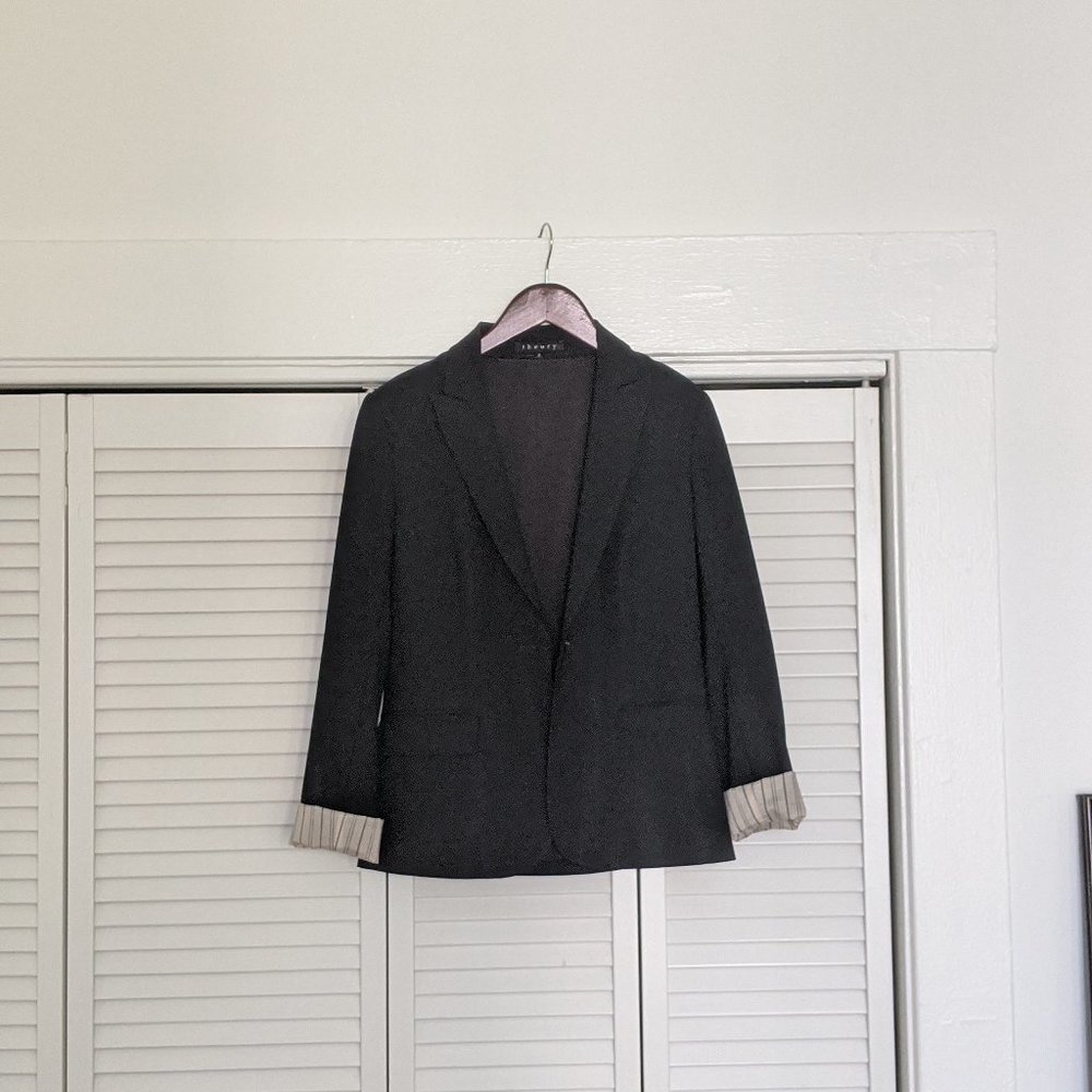 Theory Gabe B Blazer Black Size 2
